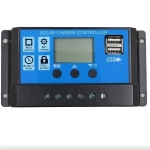 Ρυθμιστής ηλιακής φόρτισης - Solar battery charger regulator 10A - Dual USB