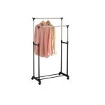 Διπλή Κρεμάστρα ρούχων Όρθια 72x45x100-160cm με Ρόδες για εύκολη μετακίνηση, WJF-401 - OEM