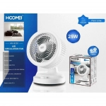 Επιτραπέζιος Ανεμιστήρας 25W Διαμέτρου 25cm Hoomei HM-8250 Λευκό