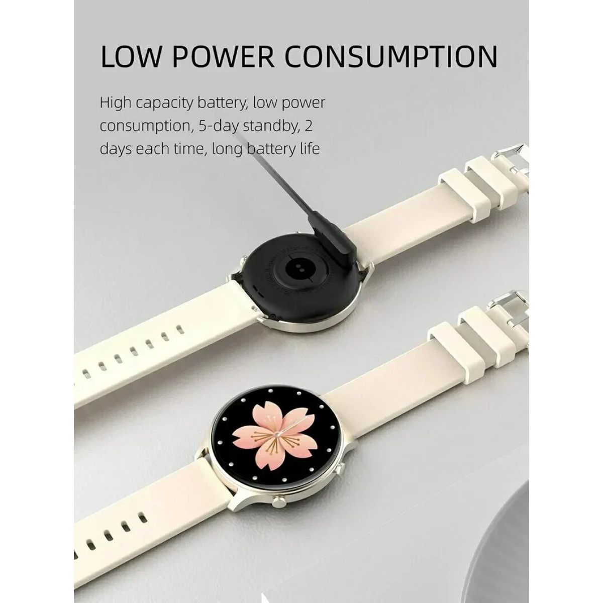 DS30 Smartwatch με Παλμογράφο (Fashion Pink) - Image 2