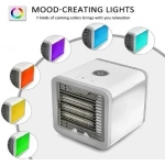 Φορητό mini air cooler με 3 ταχύτητες και RGB LED φως νυκτός Q-COOL7 Andowl - Image 3