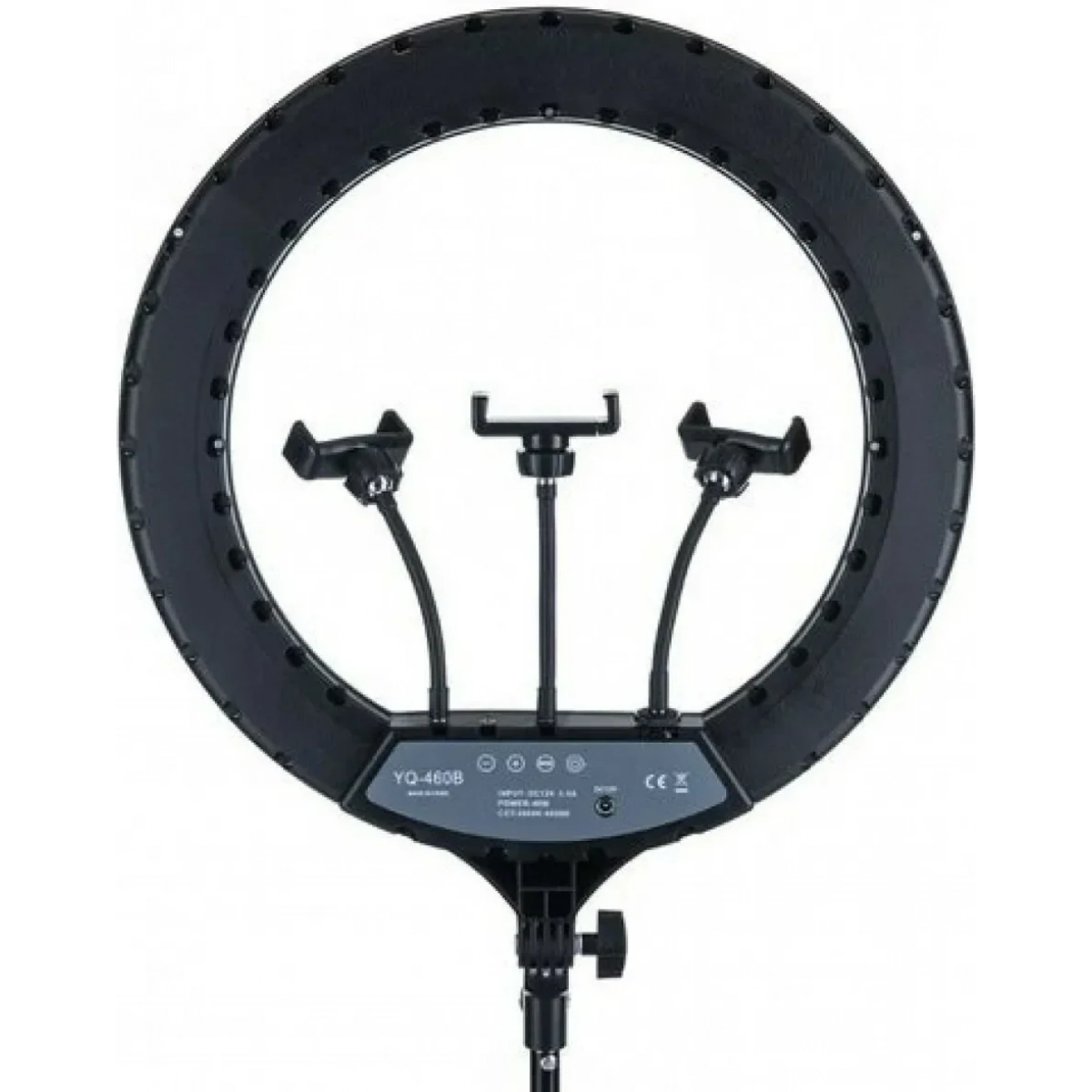 Φωτιστικό Ring Light YQ-580 58cm με Τρίποδο Δαπέδου και Βάση Κινητού - Image 3