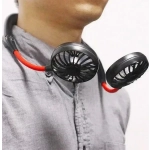 Φορητός περιστρεφόμενος ανεμιστήρας λαιμού Μαύρο 287