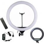 Φωτιστικό Ring Light YQ-580 58cm με Τρίποδο Δαπέδου και Βάση Κινητού - Image 4