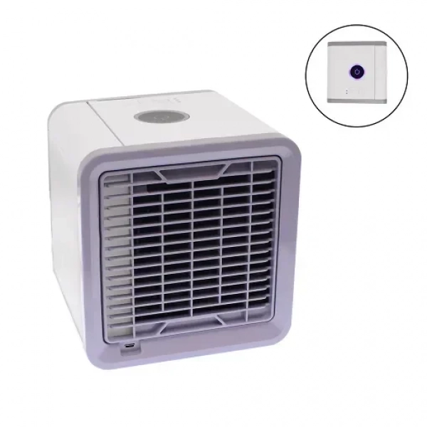 Φορητό mini air cooler με 3 ταχύτητες και RGB LED φως νυκτός Q-COOL7 Andowl