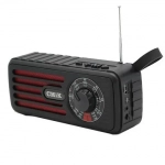 Φορητό Ραδιόφωνο CMIK MK-101 με Ηλιακή Φόρτιση, Bluetooth και USB - Μαύρο
