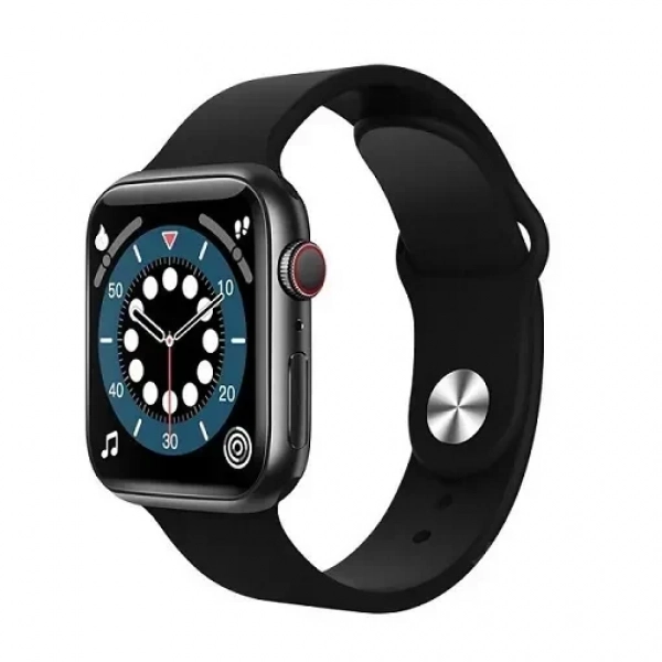 Smartwatch LD6 Σειρά 6 Αδιάβροχο με HD Οθόνη και Bluetooth Κλήση - Μαύρο
