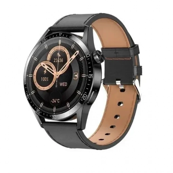 SK17 Smartwatch με Παλμογράφο (Μαύρο)