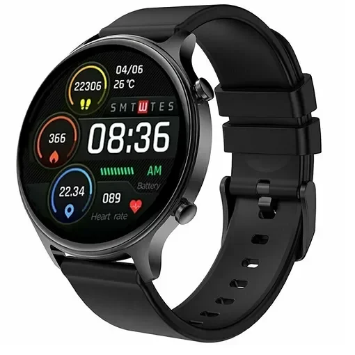 Ds30 Smartwatch Με Παλμογράφο (Μαύρο)
