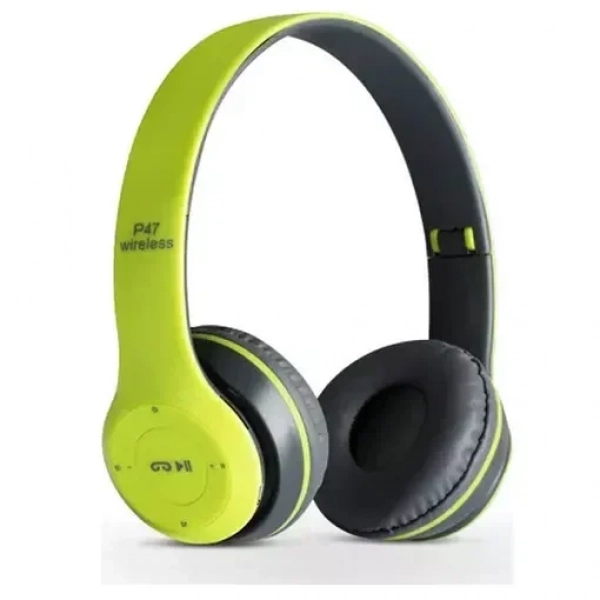 P47 Wireless BT Over Ear Ακουστικά Πράσινα (224)