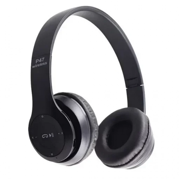 Ασύρματα ακουστικά - Headphones - P47 - 711478 - Black - OEM