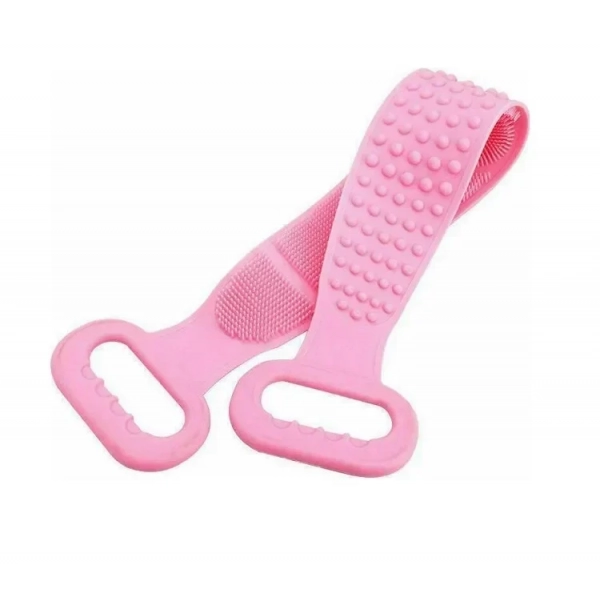 Food Grade Silica Gel Bath Towel Pink