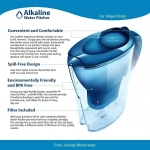 XL Κανάτα Σερβιρίσματος Πλαστική Blue με 4 Ανταλλακτικά Φίλτρα Maxtra+ 3500ml - Image 5