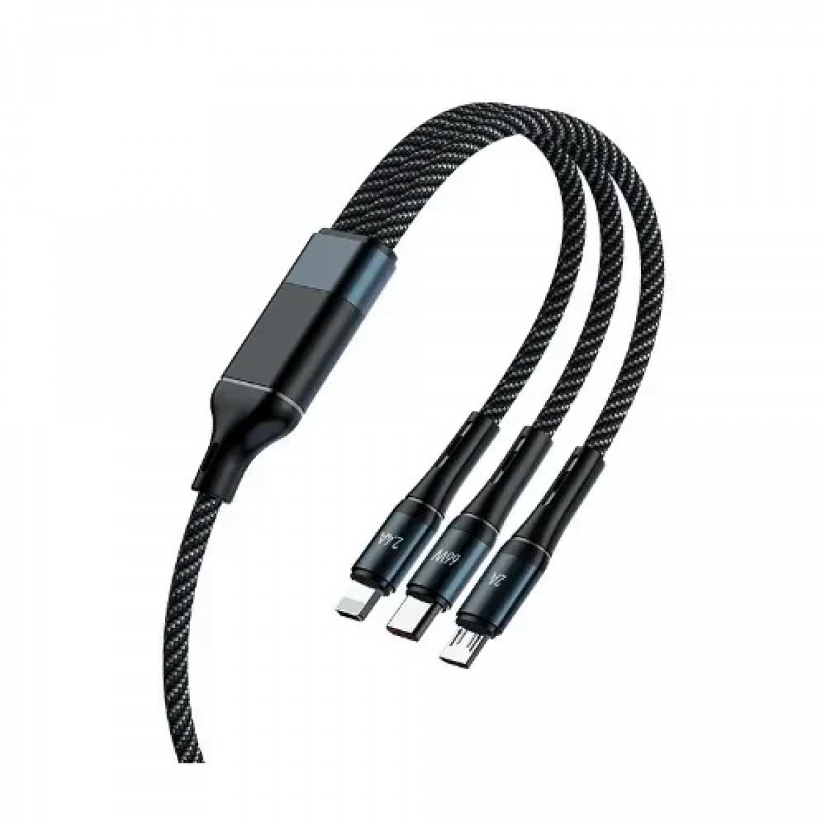 Awei CL-972 120W 3 σε1 Καλώδιο γρήγορης φόρτισης 1,2 m Μπλε