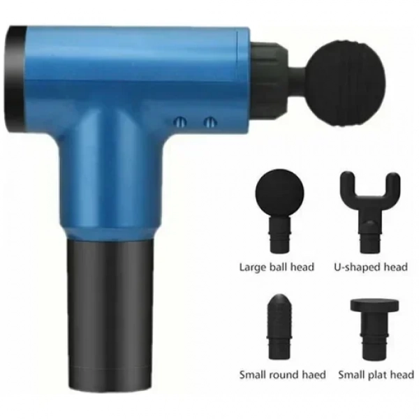 Συσκευή Μασάζ για το Κεφάλι HG-320 Fascial Gun Blue Μπλε