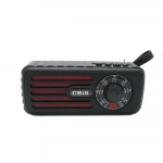 CMIK MK-101 Φορητό Ραδιόφωνο Ηλιακό με Bluetooth και USB - Μαύρο - Photo6