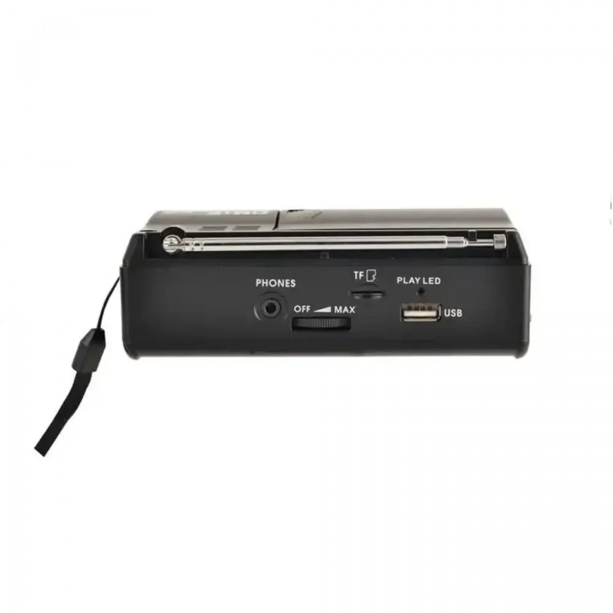 CMiK MK-958 Φορητό Ραδιόφωνο Επαναφορτιζόμενο με USB - Μαύρο - Photo4