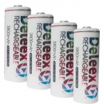 Επαναφορτιζόμενες Μπαταρίες 2Α 3800 mah – Deleex