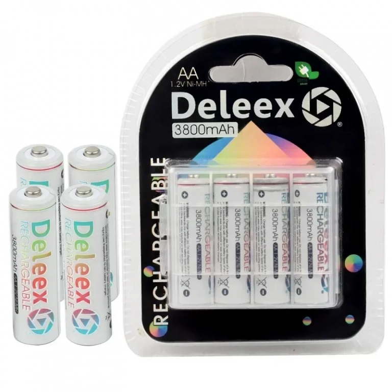 Επαναφορτιζόμενες Μπαταρίες 2Α 3800 mah – Deleex
