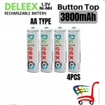 Επαναφορτιζόμενες Μπαταρίες 2Α 3800 mah – Deleex