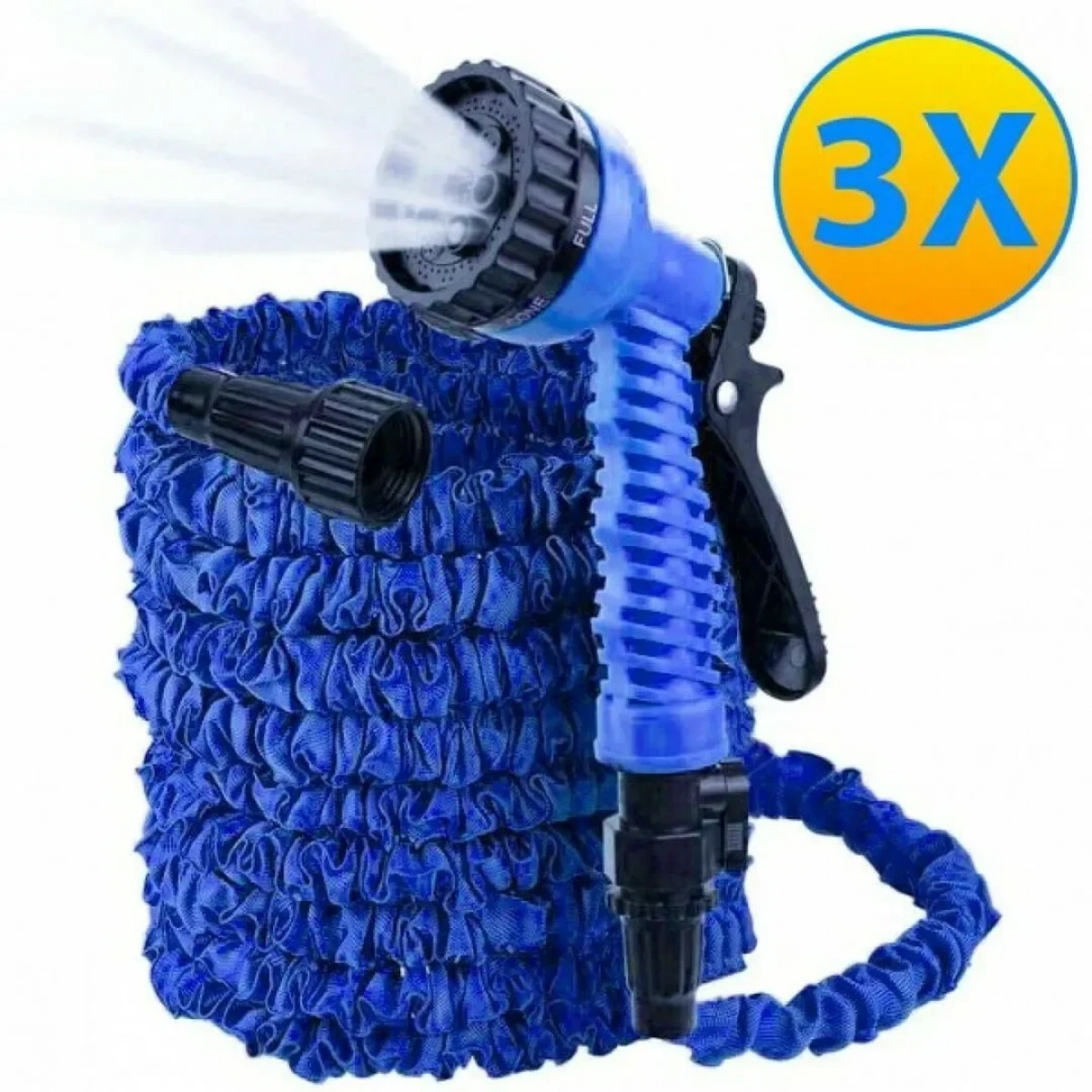 Επεκτεινόμενο Λάστιχο Κήπου Σετ Magic Hose 30m - ΜΠΛΕ