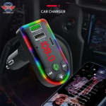 FM Transmitter bluetooth – φορτιστής αυτοκινήτου CAR F7 - Image 6