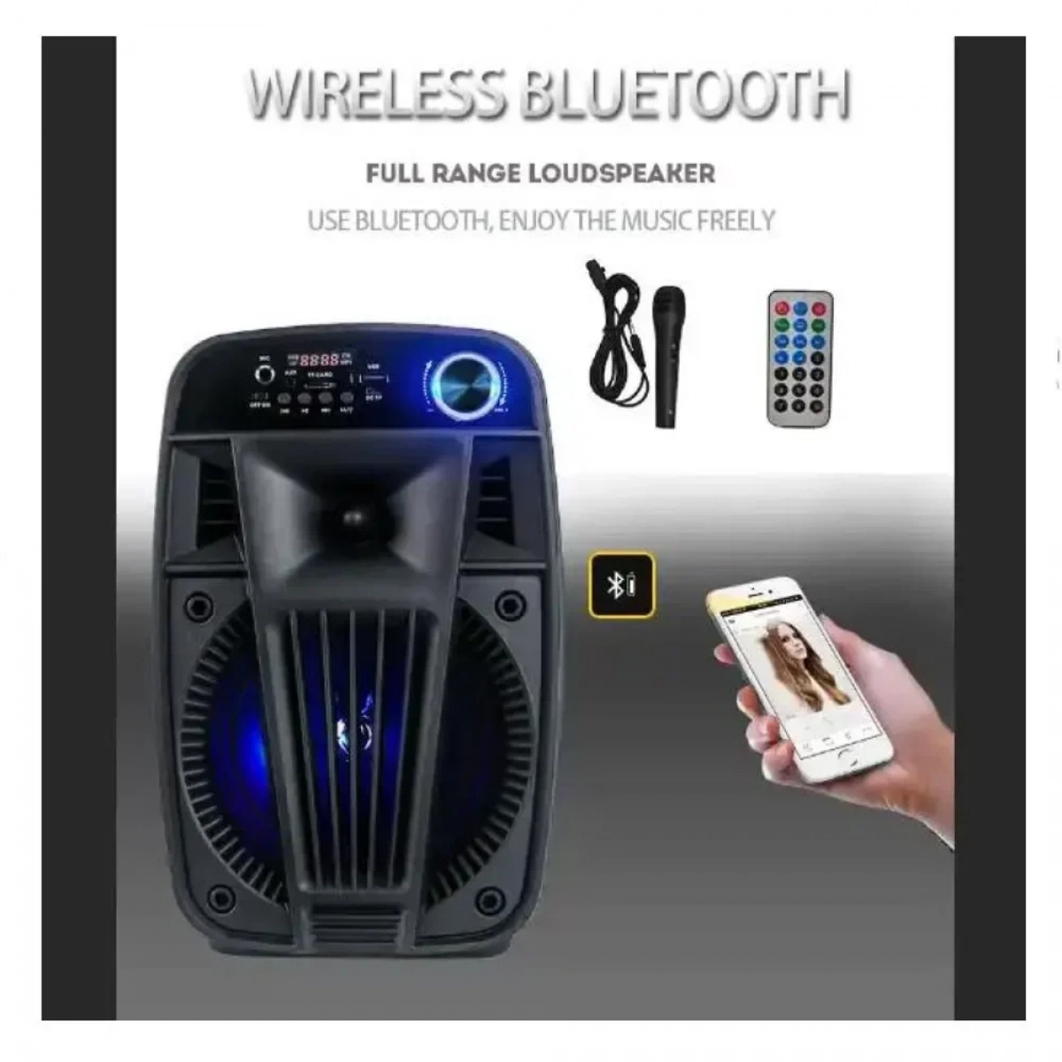 Φορητό Ηχείο Karaoke MK-B16 με Ενσωματωμένο Μικρόφωνο - Photo2