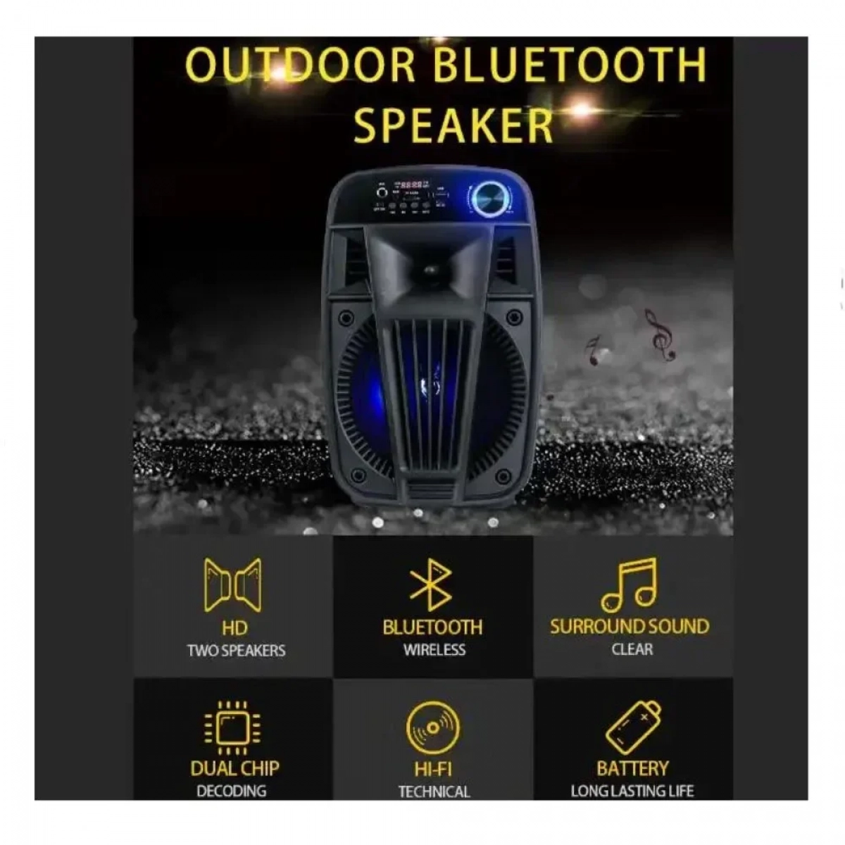 Φορητό Ηχείο Karaoke MK-B16 με Ενσωματωμένο Μικρόφωνο - Photo4