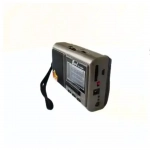 Φορητό Επαναφορτιζόμενο Ραδιόφωνο FP-1525U με USB σε Ασημί Χρώμα - Photo3