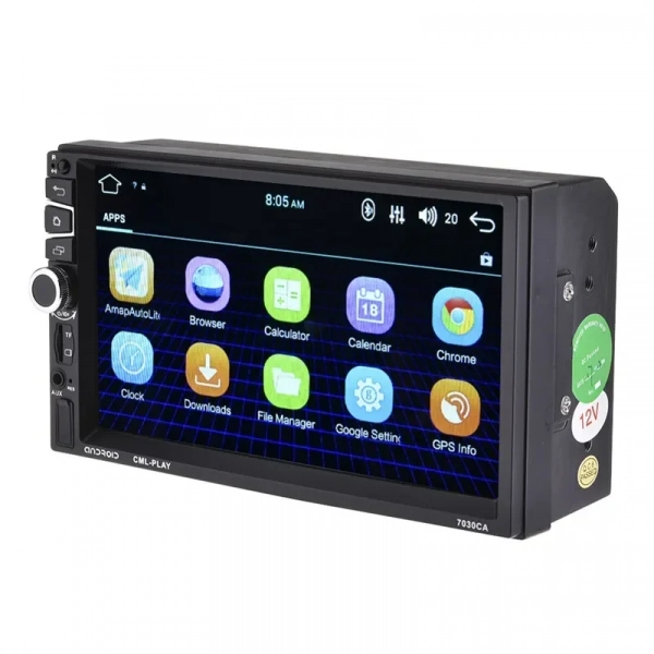 GPS multimedia ηχοσύστημα αυτοκινήτου 2DIN με οθόνη 7″, MP5 player & τηλεχειριστήριο 7030GM | OEM