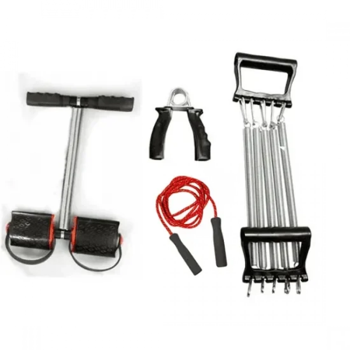 Σετ 4 οργάνων γυμναστικής 4 WAY TRAINING SET Μαύρο