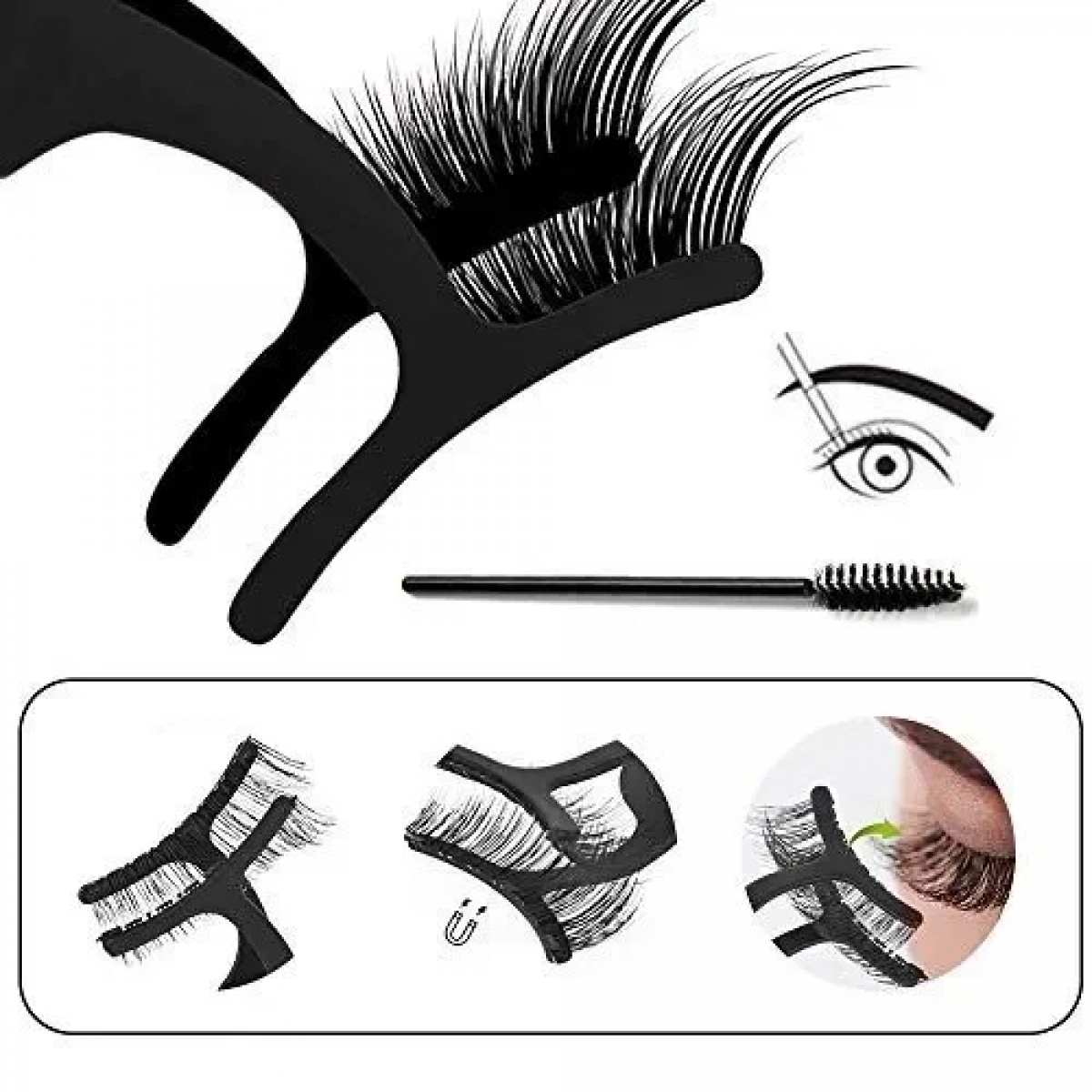 Σετ Μαγνητικές Βλεφαρίδες και Αδιάβροχο Eyeliner Magnetic Eyeliner + Eyelash Suit