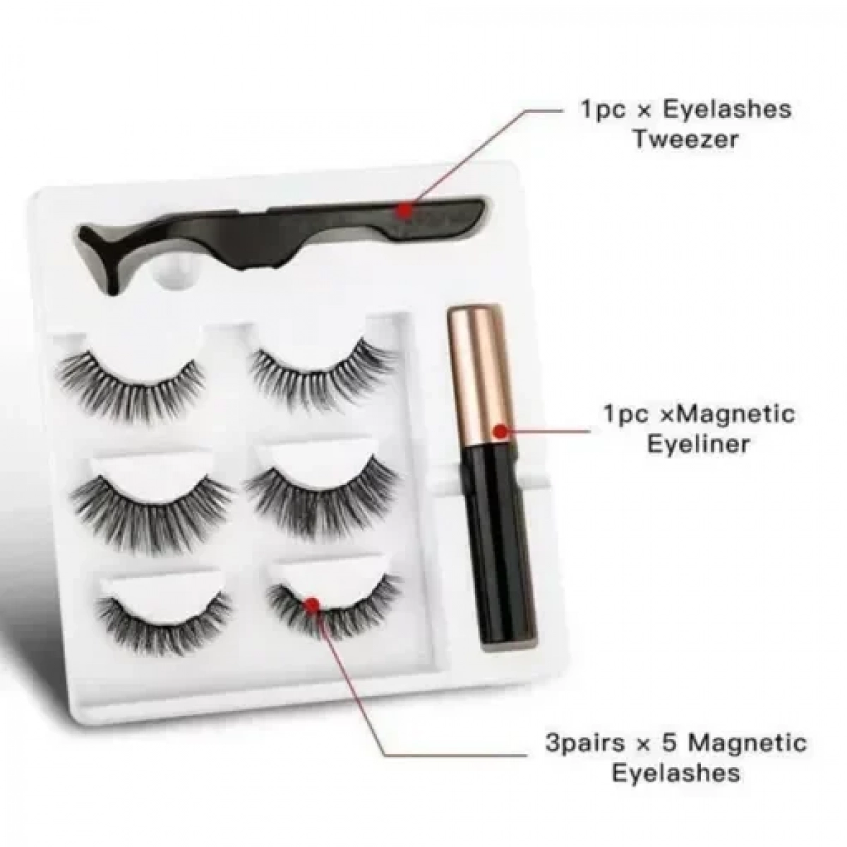 Σετ Μαγνητικές Βλεφαρίδες και Αδιάβροχο Eyeliner Magnetic Eyeliner + Eyelash Suit
