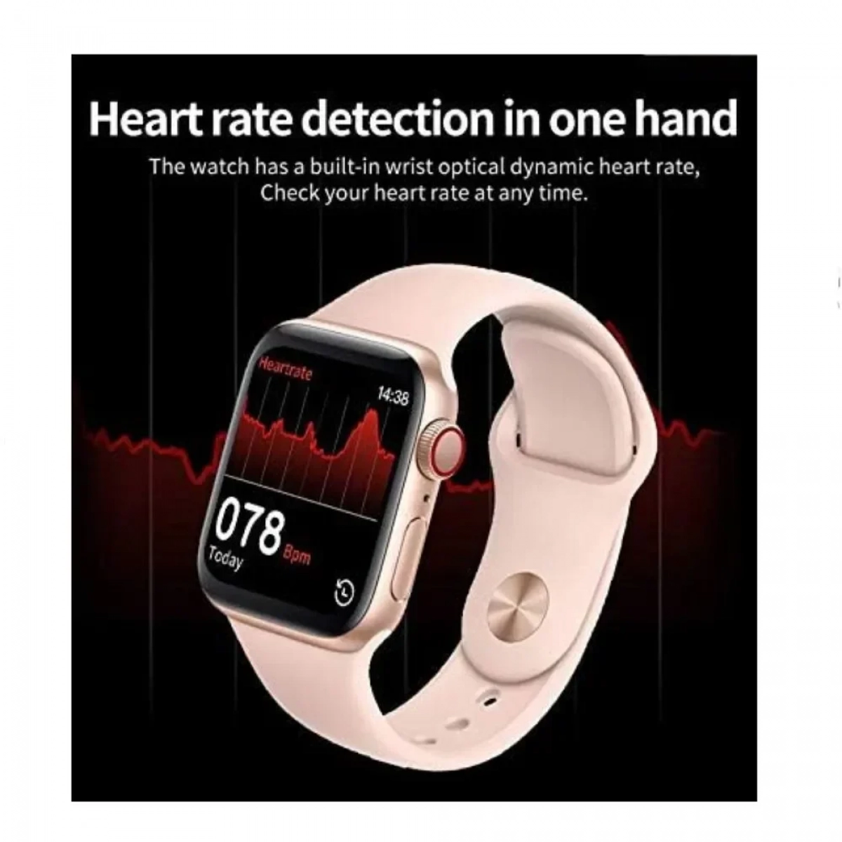 Smartwatch H6 Pro Ροζ - Photo3