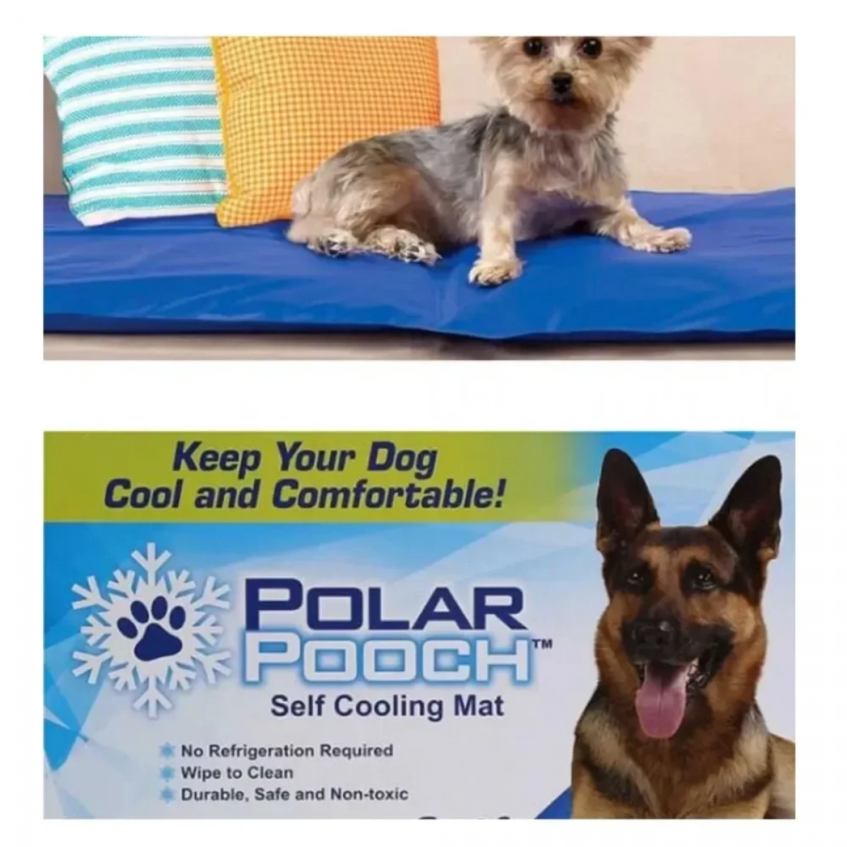 Στρώμα Δροσιάς για Κατοικίδια - Polar Pooch Self Cooling Mat 80x 50cm - Photo4