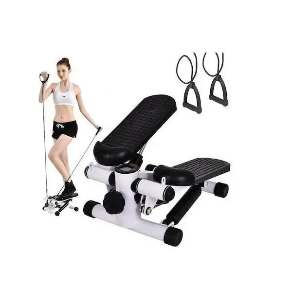 Xaudio Μηχάνημα εκγύμνασης Stepper με λαστιχένιους ιμάντες και οθόνη LCD