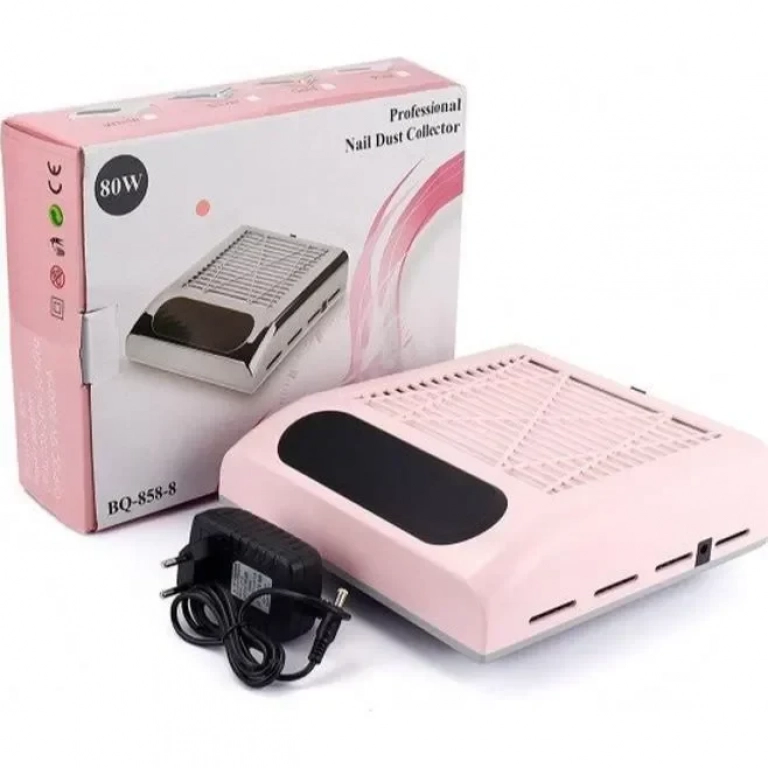 Απορροφητήρας Σκόνης Νυχιών Ροζ 858-8 80W