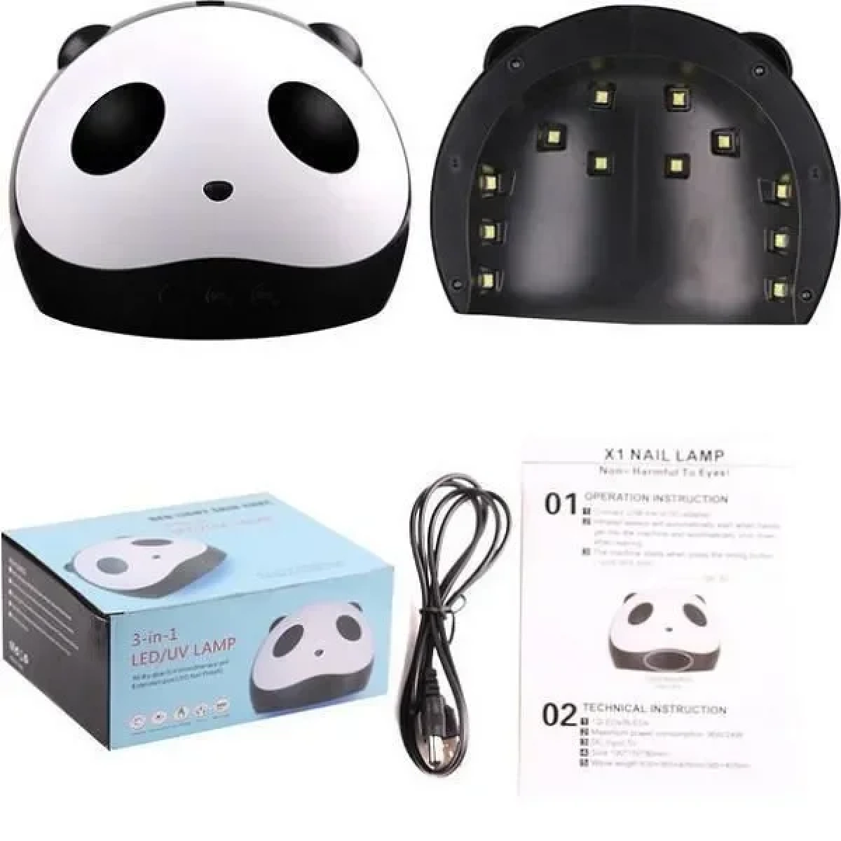 Φουρνάκι Νυχιών Panda FD-201 UV/LED 32W