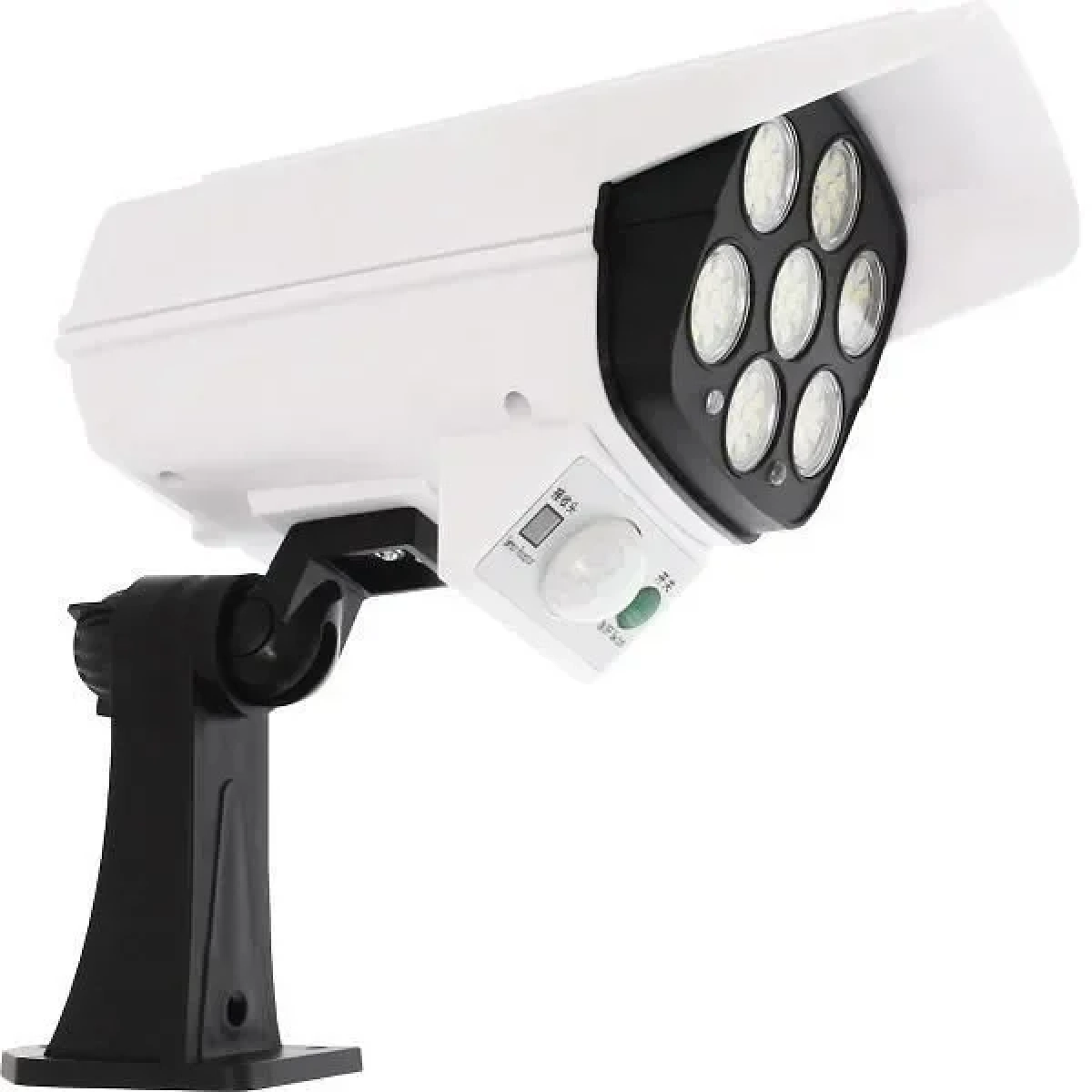 Στεγανός Ηλιακός Προβολέας IP65 Ισχύος 2W με Αισθητήρα Κίνησης, Τηλεχειριστήριο και Φωτοκύτταρο και Ψυχρό Λευκό Φως CL-877A