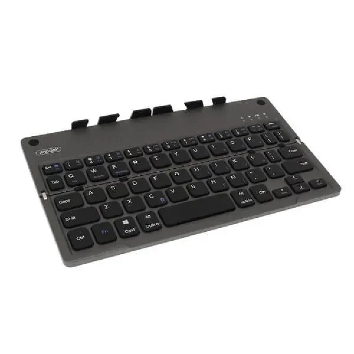 Mini Αναδιπλούμενο Πληκτρολόγιο Bluetooth για Smartphone & Tablet Andowl Q-WK805 – Γκρι ανθρακί