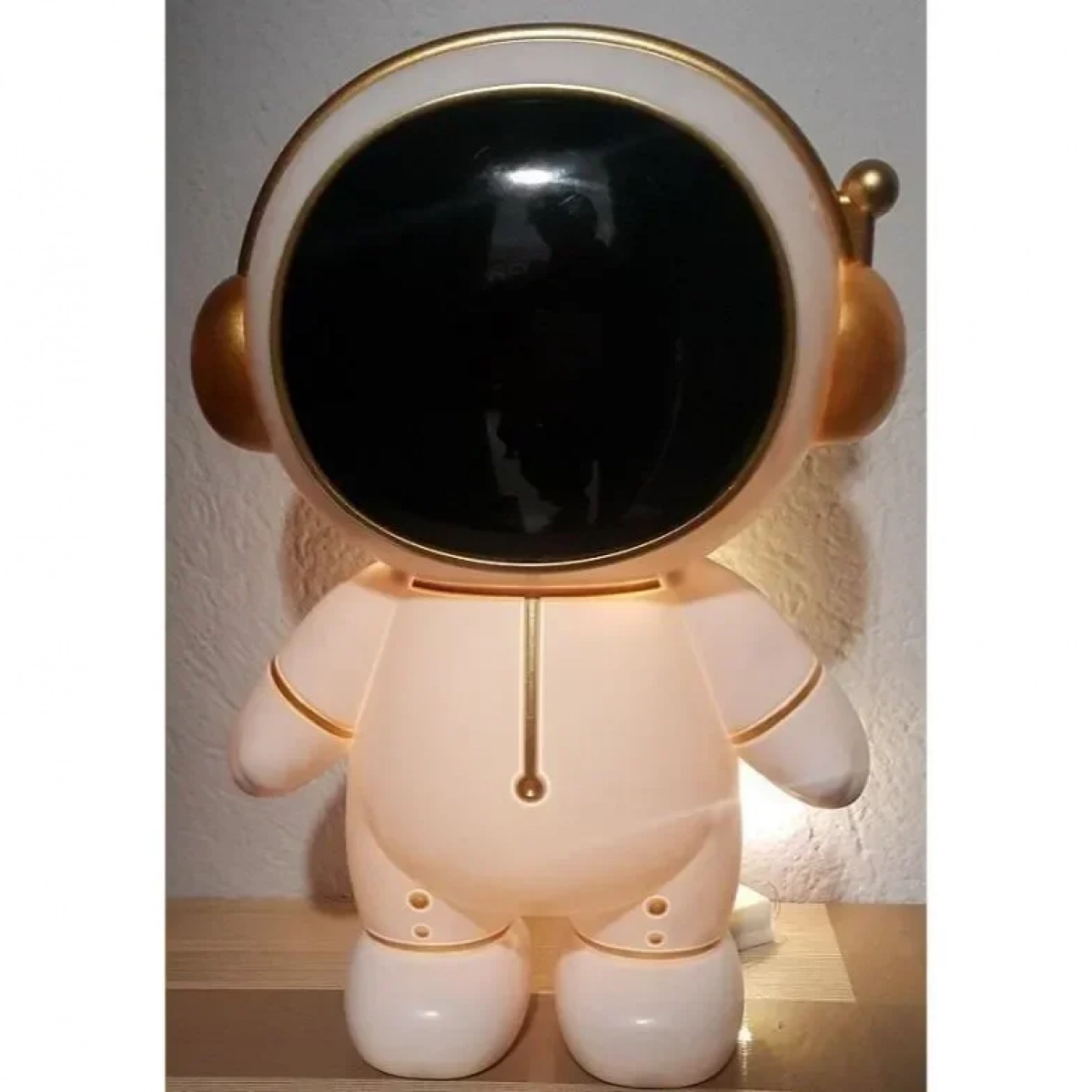 Διακοσμητικό φωτιστικό Led και κουμπαράς αστροναύτης KAIDELI Decorative Led Light Robot Astronaut and Coin Bank KDL.1 Gold (oem)