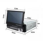 FY-9901 Ηχοσύστημα Αυτοκινήτου Universal 1DIN (Bluetooth/USB/AUX) με Οθόνη 7"