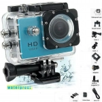 SPC1080 Action Camera Full HD (1080p) Υποβρύχια (με Θήκη) Μπλε με Οθόνη 2"