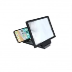 F1 MOBILE PHONE 3D SCREEN AMPLIFIER MAGNIFYING GLASS HD STAND FOR VIDEO BICYCLE HOLDER CAR HOLDER UNIVERSAL - BLACK