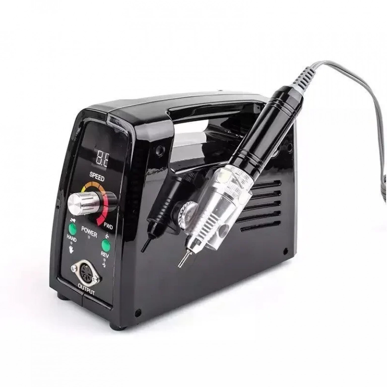 ZS-703 Τροχός Νυχιών Ρεύματος 35000rpm με Πεντάλ σε Μαύρο Χρώμα 65W