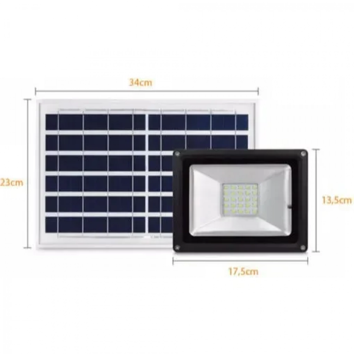 Ηλιακός Προβολέας 10W LED SMD με Φωτοκύτταρο JD-1810