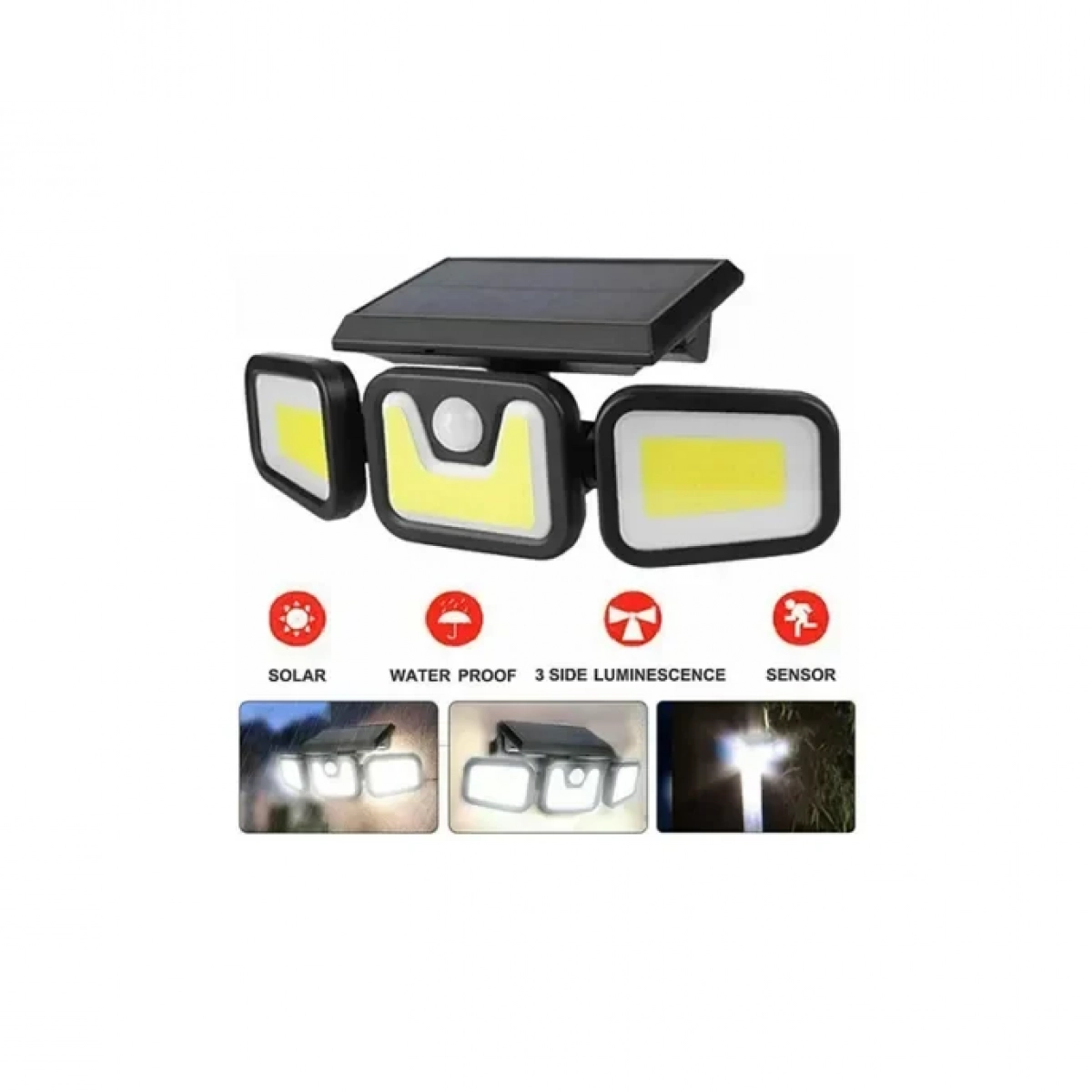 SPLIT SOLAR WALL LAMP JY-1725B