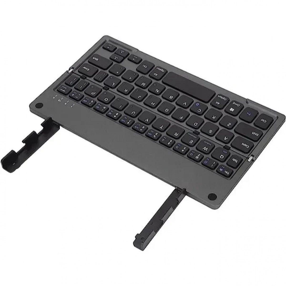 Mini Αναδιπλούμενο Πληκτρολόγιο Bluetooth για Smartphone & Tablet Andowl Q-WK805 – Γκρι ανθρακί
