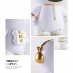 Διακοσμητικό φωτιστικό Led και κουμπαράς αστροναύτης KAIDELI Decorative Led Light Robot Astronaut and Coin Bank KDL.1 Gold (oem)