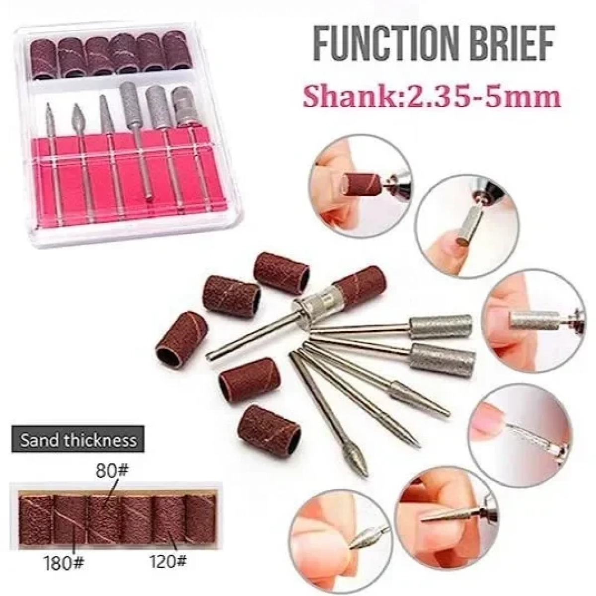 Φορητός Τροχός Μανικιούρ Πεντικιούρ - Portable Nail Polisher SML M6 - OEM ΜΠΛΕ